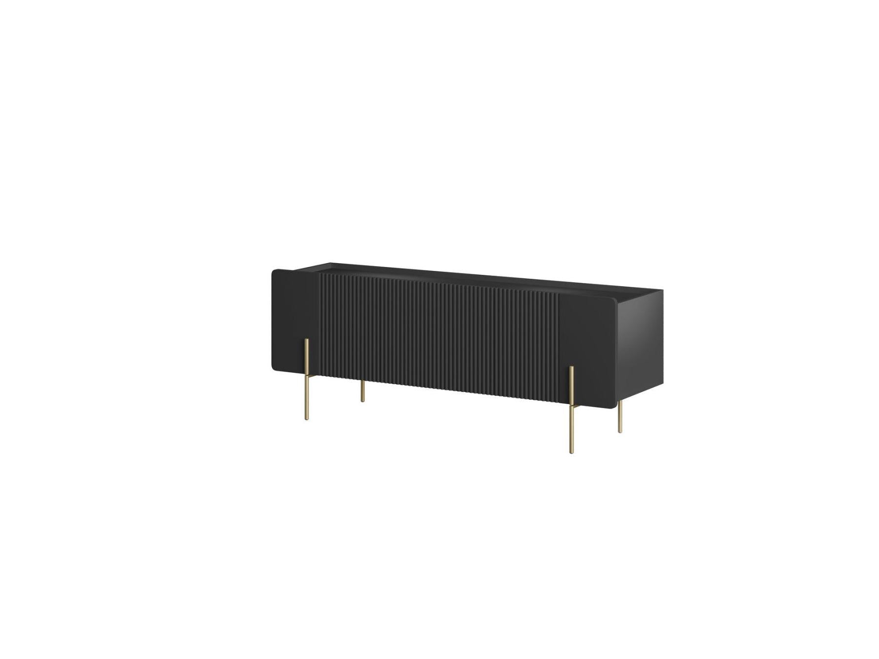 Mathilde - TV Unit 2 Doors 1 Drawer - Gold Legs