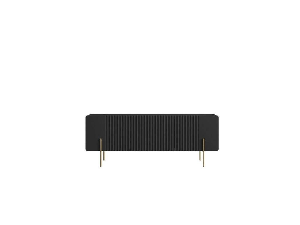 Mathilde - TV Unit 2 Doors 1 Drawer - Gold Legs