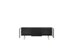 Mathilde - TV Unit 2 Doors 1 Drawer - Gold Legs