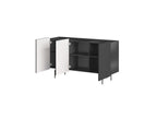 3-Door Sideboard - Mathilde - Black Legs