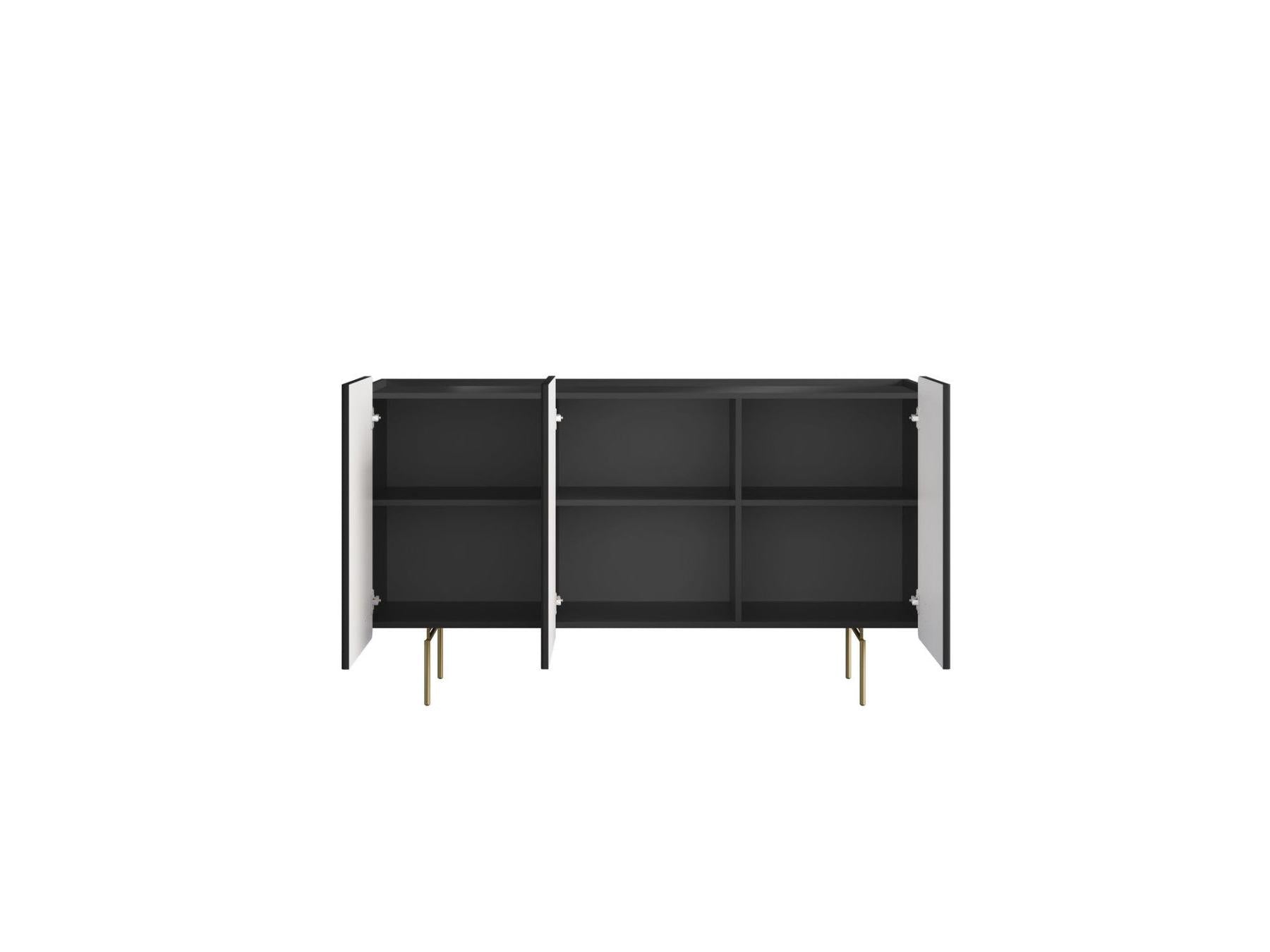 Mathilde - 3-Door Sideboard - Gold Legs