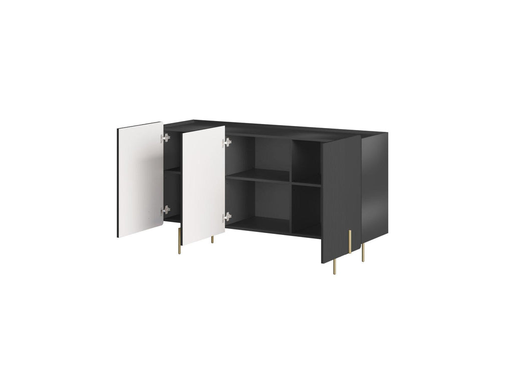 Mathilde - 3-Door Sideboard - Gold Legs