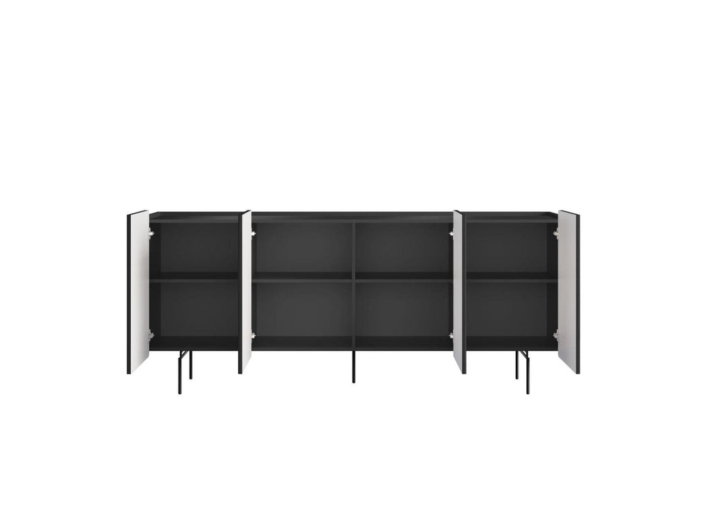 Mathilde - 4-Door Sideboard - Black Legs
