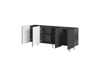 Mathilde - 4-Door Sideboard - Black Legs