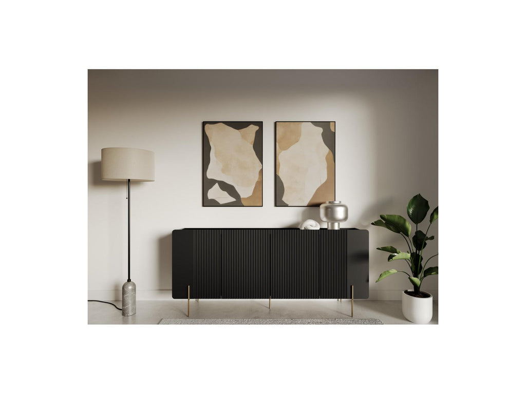 Mathilde - 4-Door Sideboard - Gold Legs