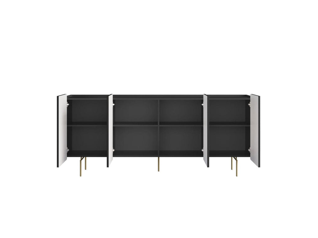 Mathilde - 4-Door Sideboard - Gold Legs