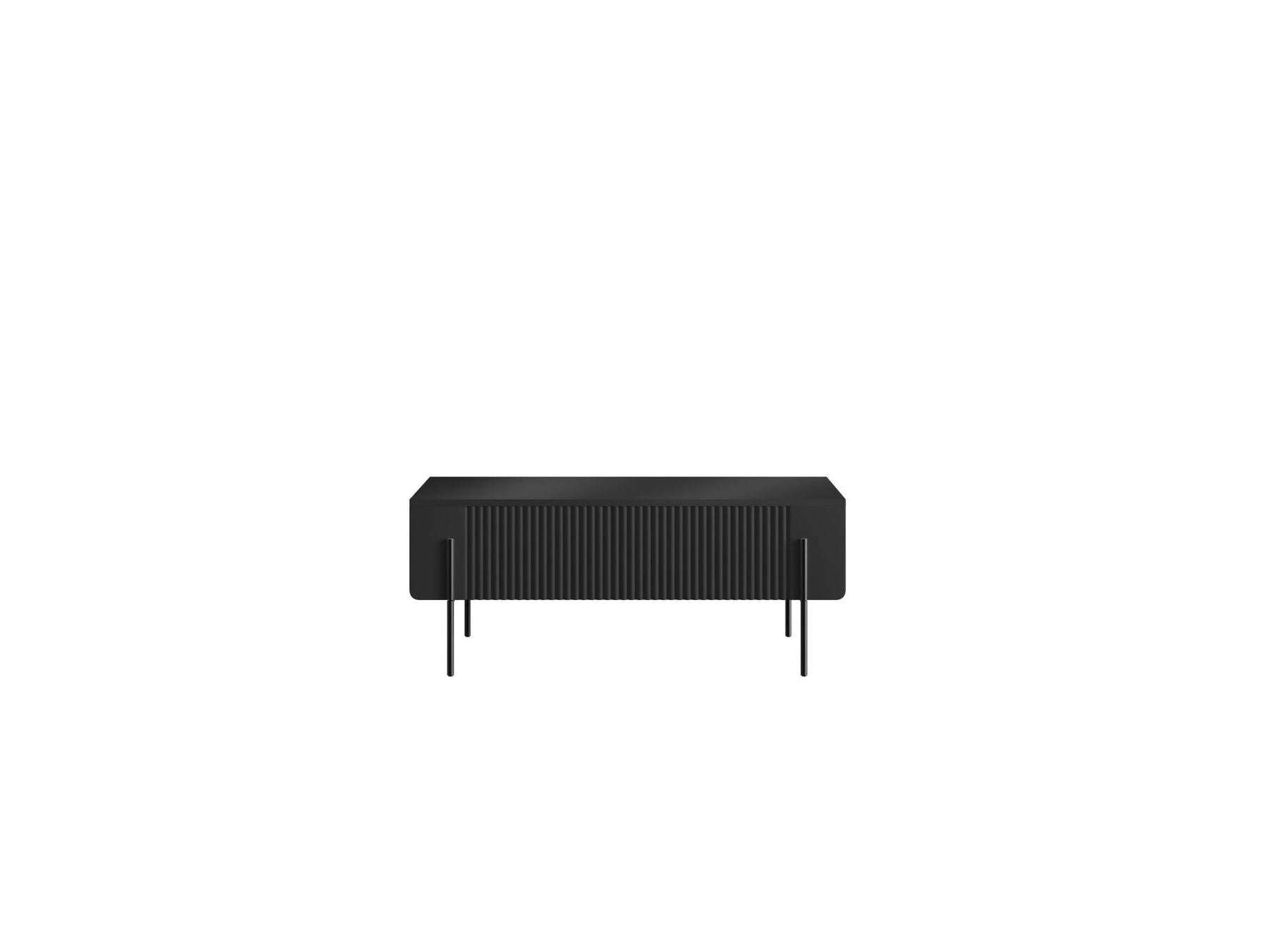 Mathilde - Coffee Table 2 Drawers - Black Legs