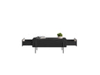 Mathilde - Coffee Table 2 Drawers - Black Legs