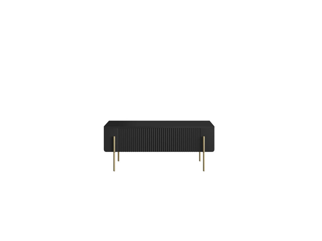 Mathilde - Coffee Table 2 Drawers - Gold Legs