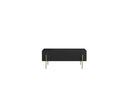 Mathilde - 2 Drawer Coffee Table - Gold Feet