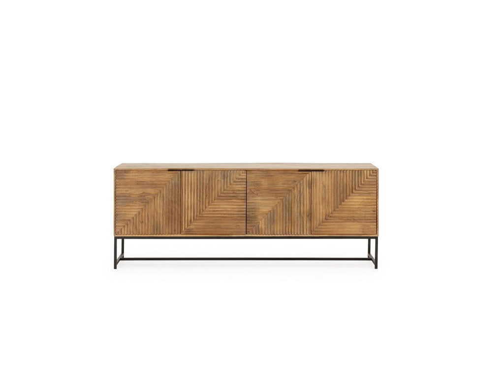 Naomie - 4-Door Sideboard - Solid Acacia Wood