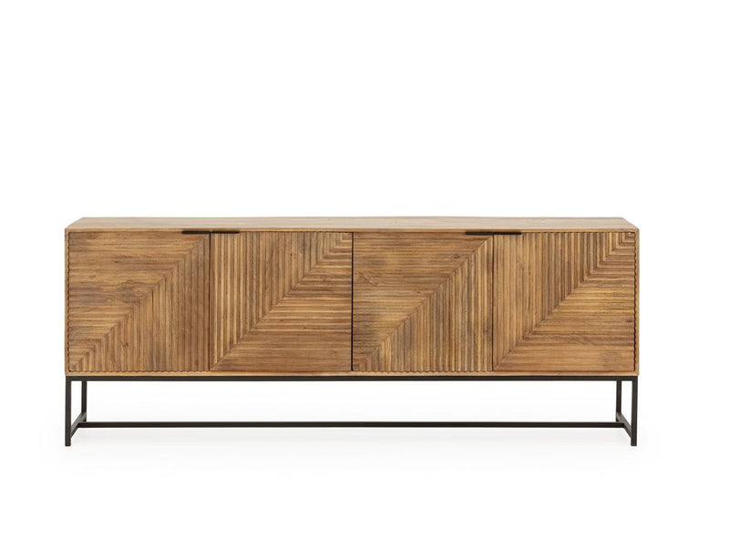 Naomie - Buffet 4 Portes - Bois Massif D'Acacia