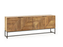Naomie - Buffet 4 Portes - Bois Massif D'Acacia