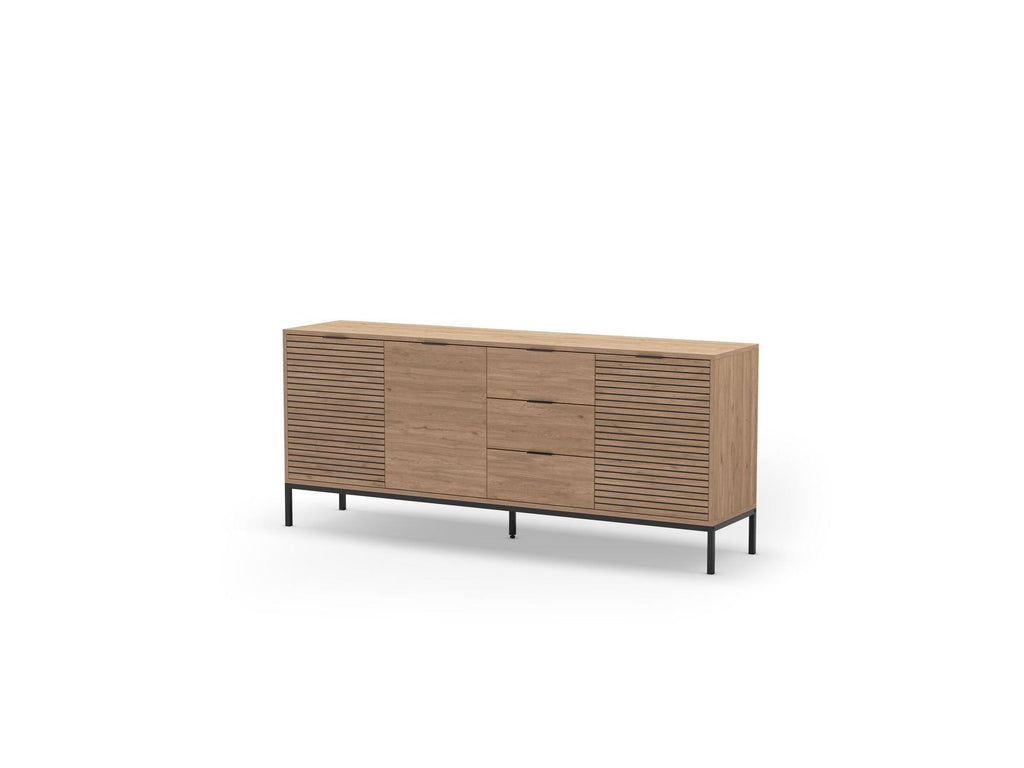 Agathe - Sideboard 3 Doors - Oak Effect