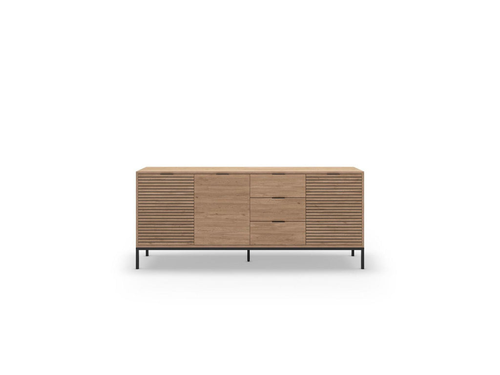 Agathe - Sideboard 3 Doors - Oak Effect