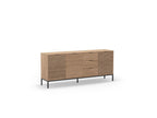 Agathe - Sideboard 3 Doors - Oak Effect