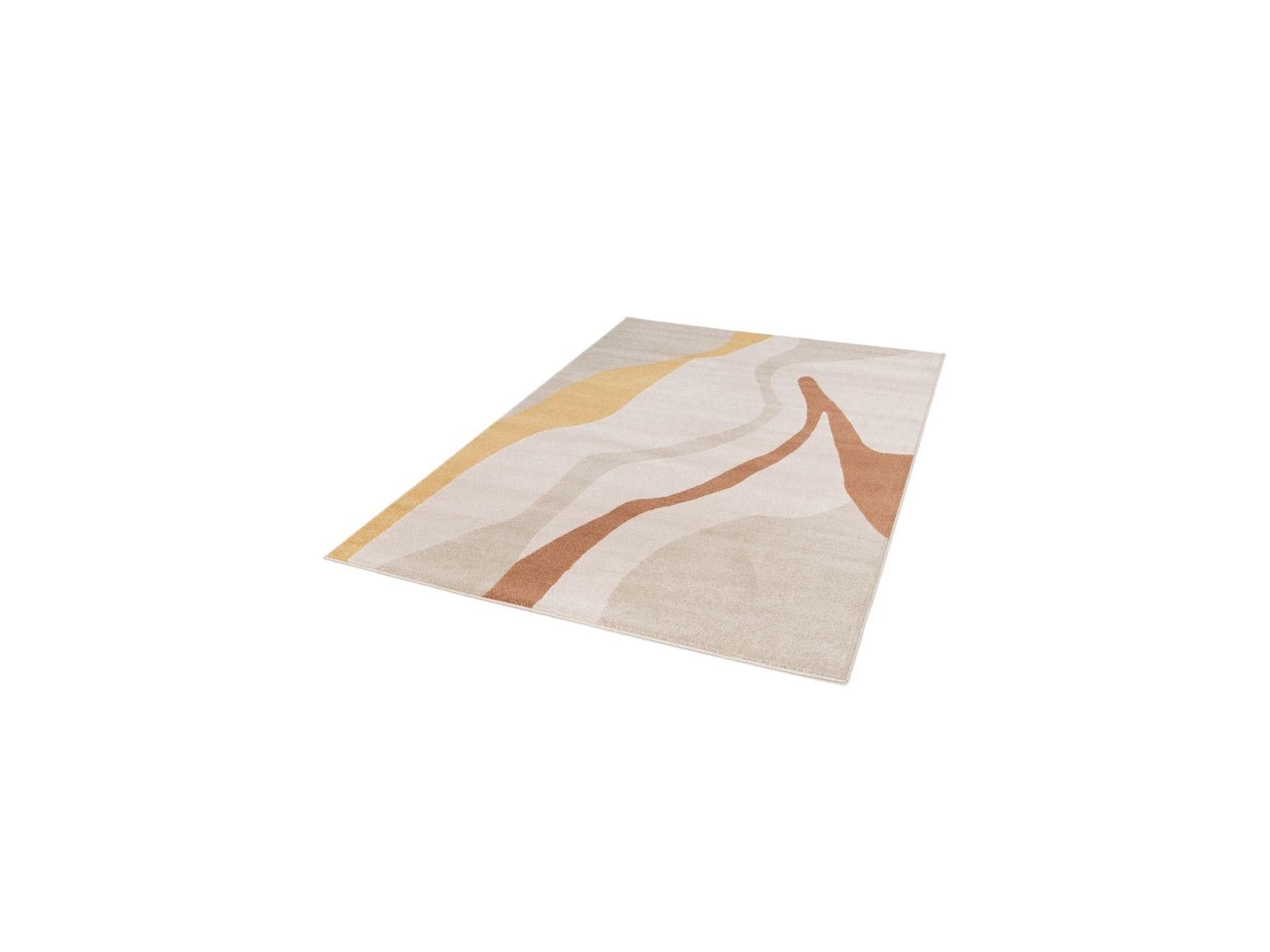Ulys - Alfombra De Pelo Corto - Estampado Abstracto - Beige