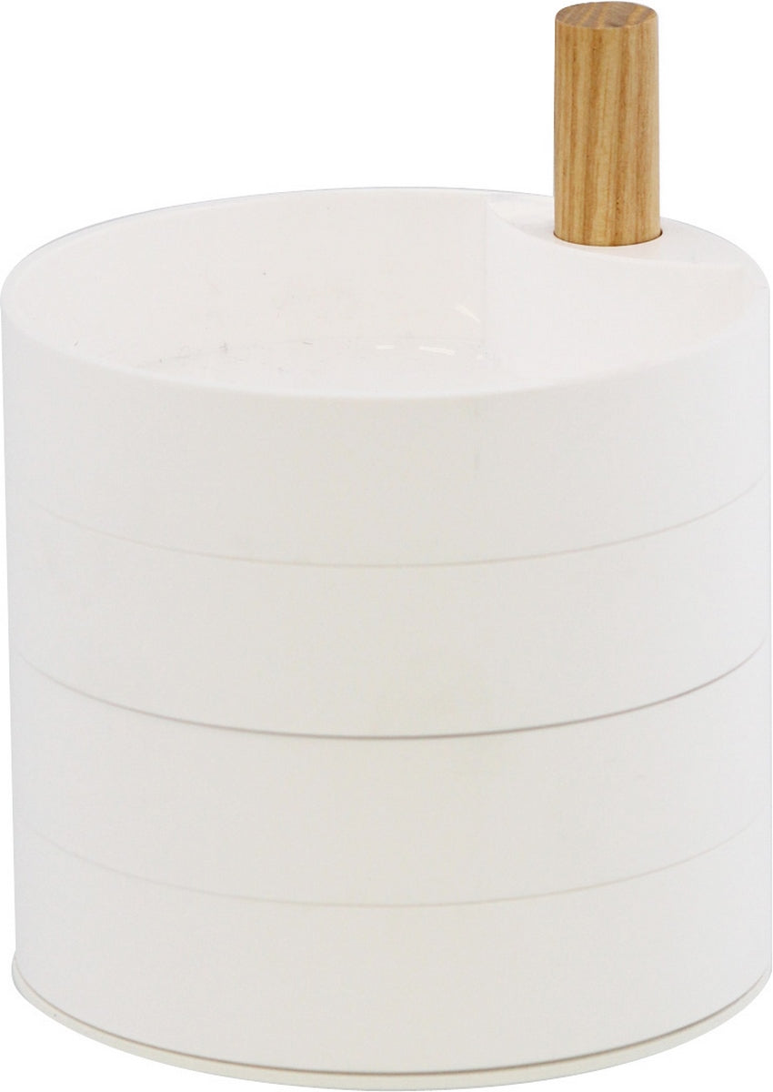 Caja de Joyas de 4 Niveles - Tosca - Blanco