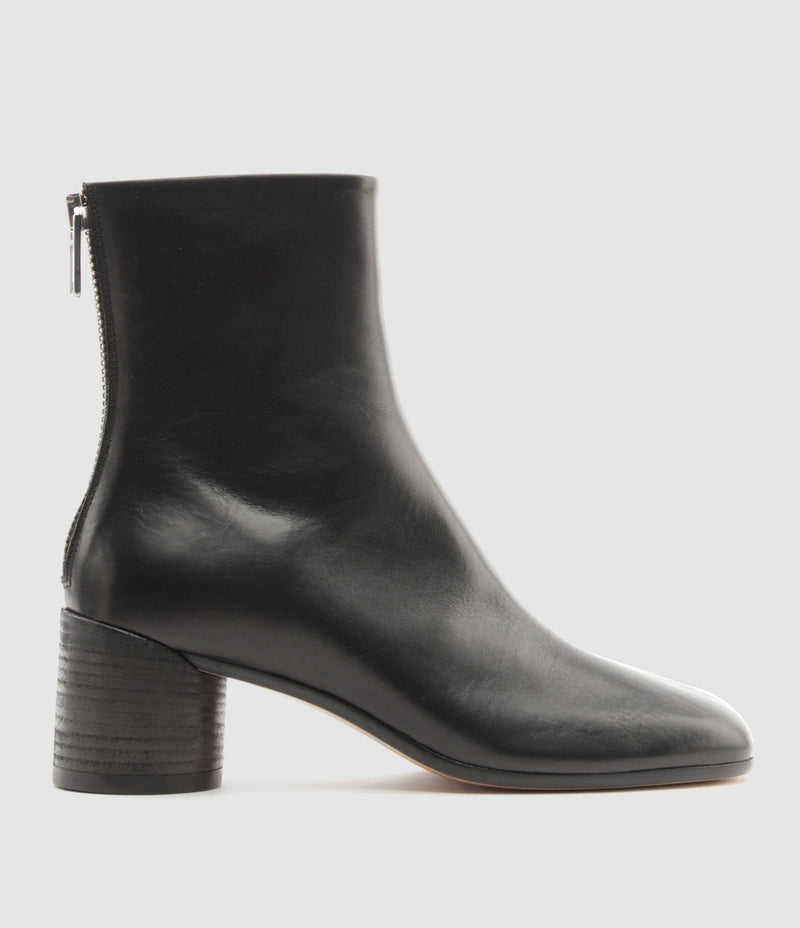 Mm6 Maison Margiela - Bottines Ankle Boots Noir, Collection Studio - Femme