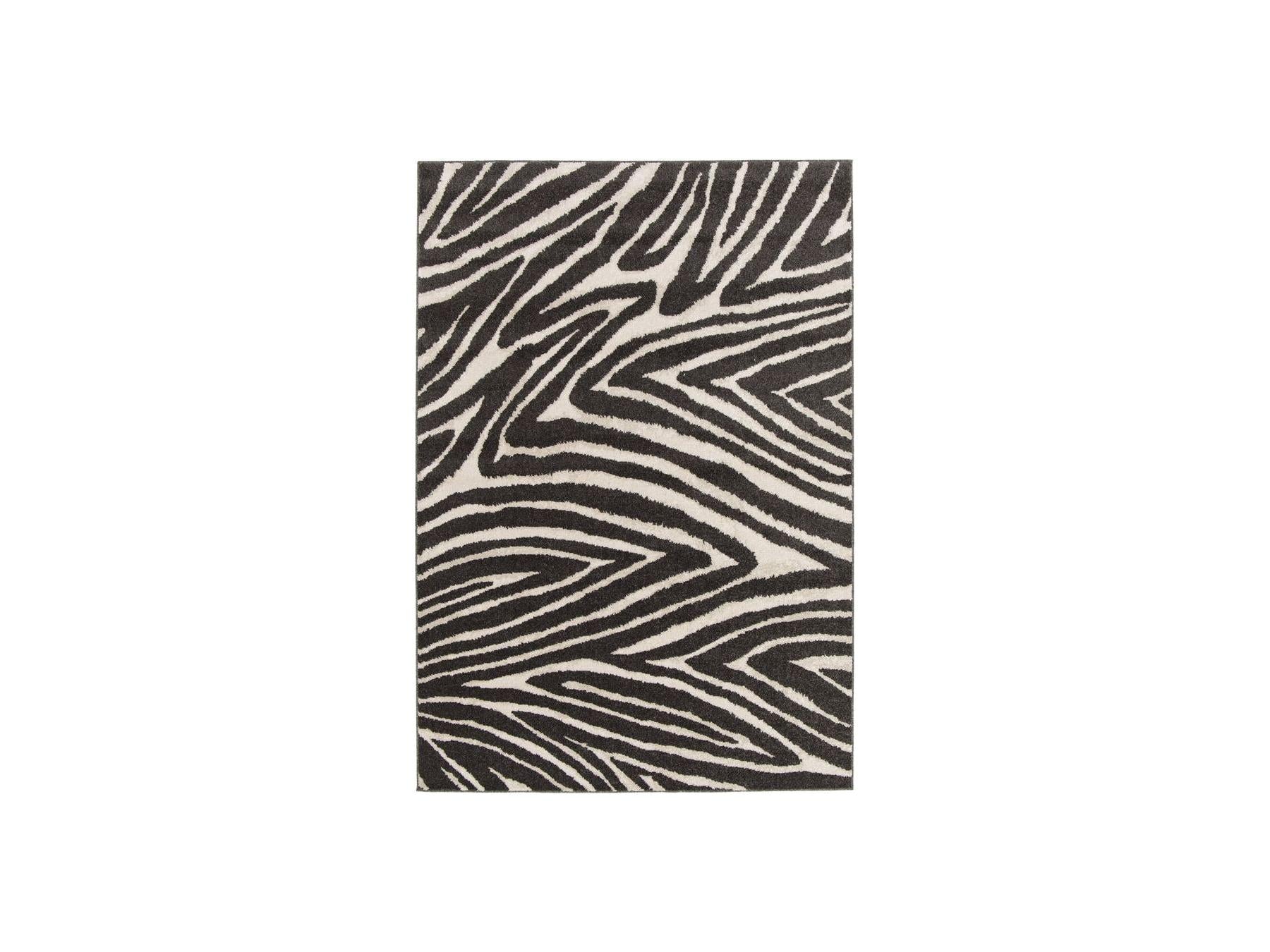 Zayn - Alfombra de pelo corto - Estampado abstracto - Gris