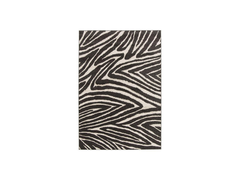 Zayn - Alfombra de pelo corto - Estampado abstracto - Gris