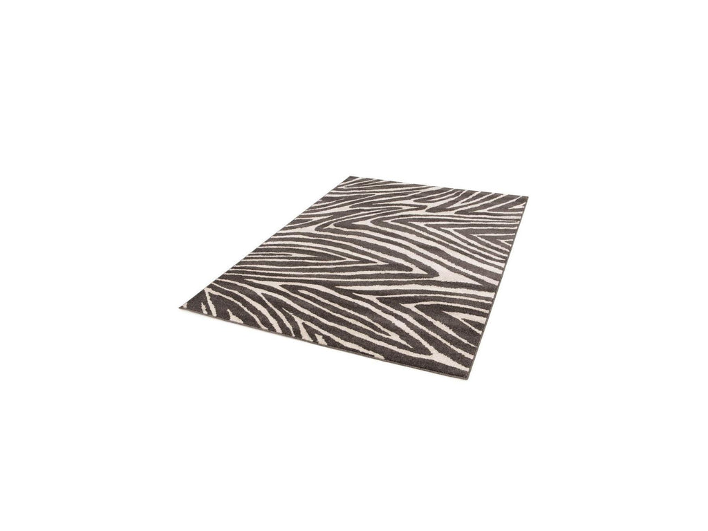 Zayn - Alfombra de pelo corto - Estampado abstracto - Gris