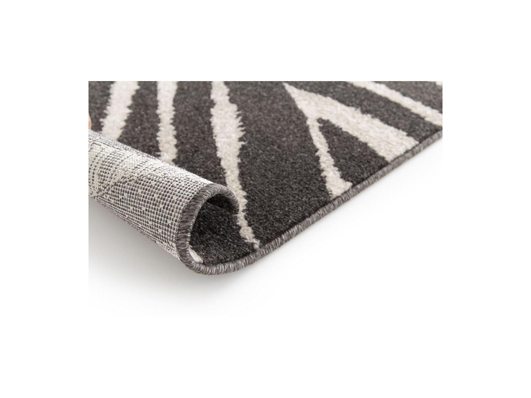 Zayn - Alfombra de pelo corto - Estampado abstracto - Gris