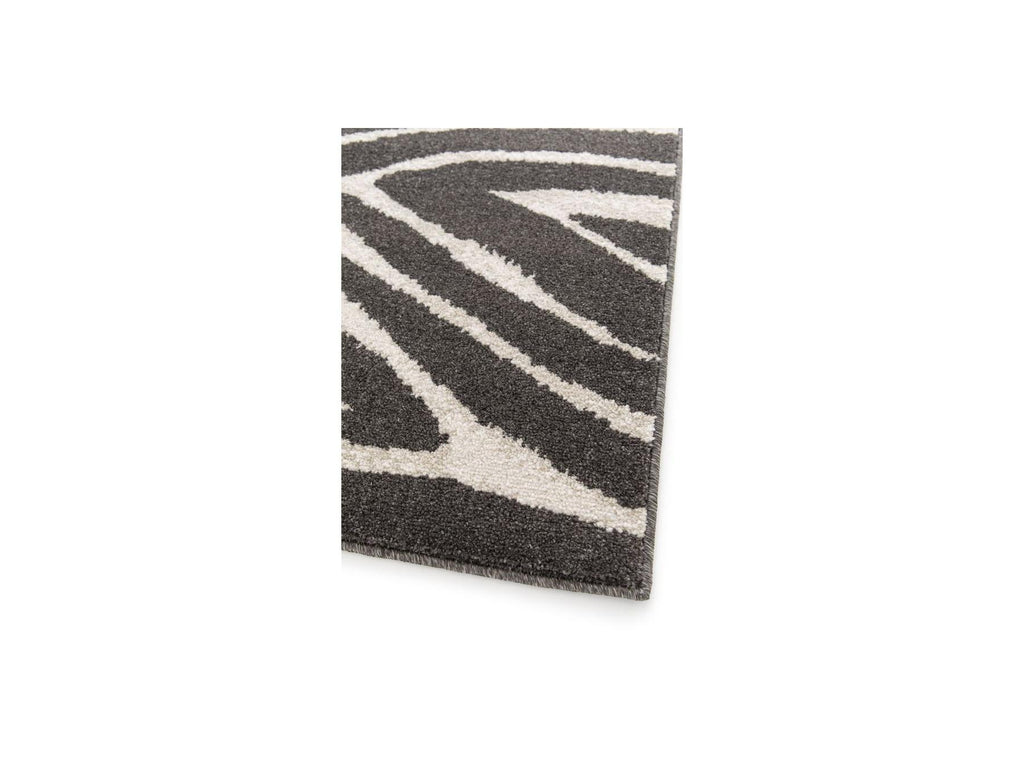 Zayn - Alfombra de pelo corto - Estampado abstracto - Gris
