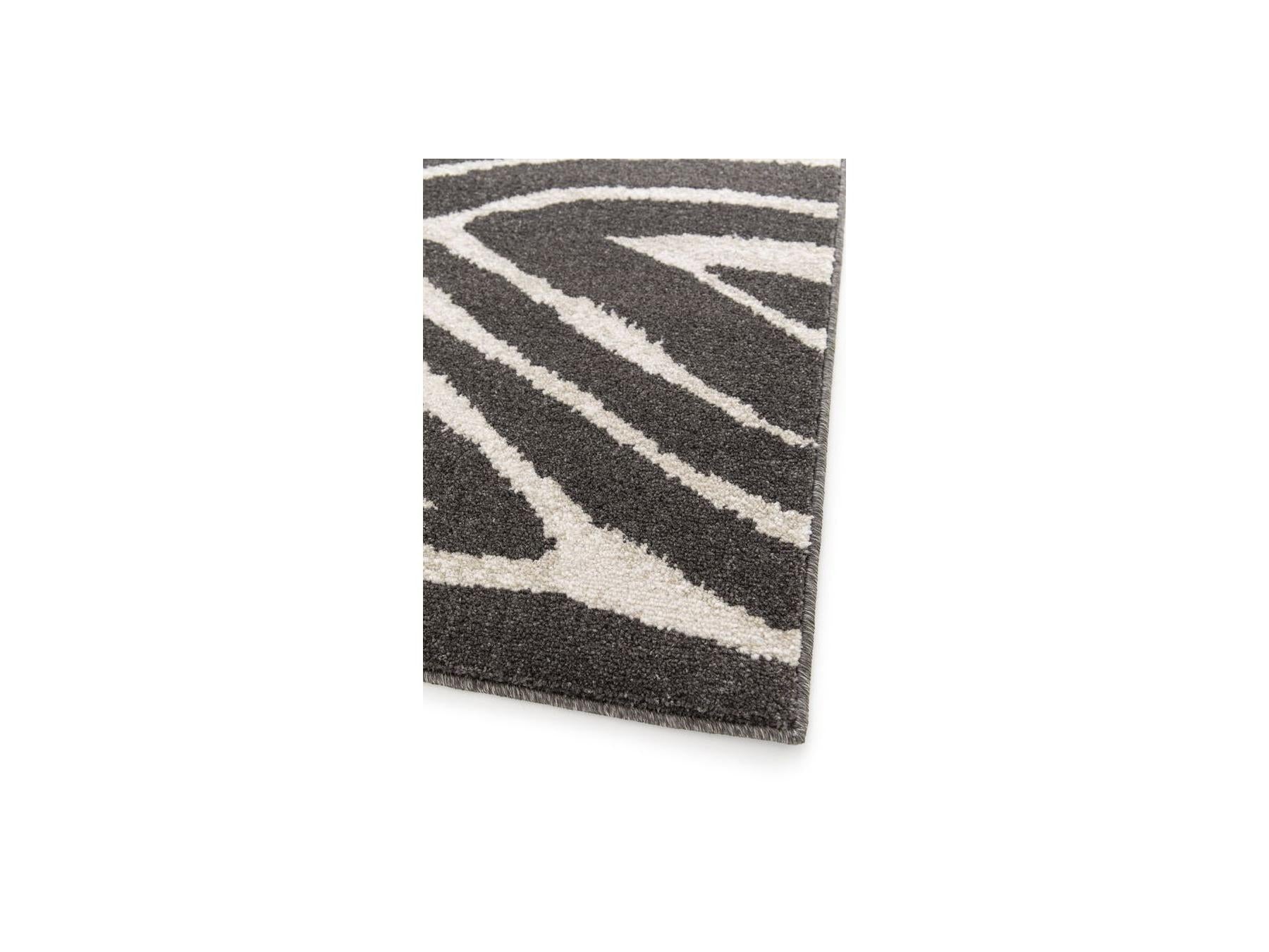 Zayn - Alfombra de pelo corto - Estampado abstracto - Gris