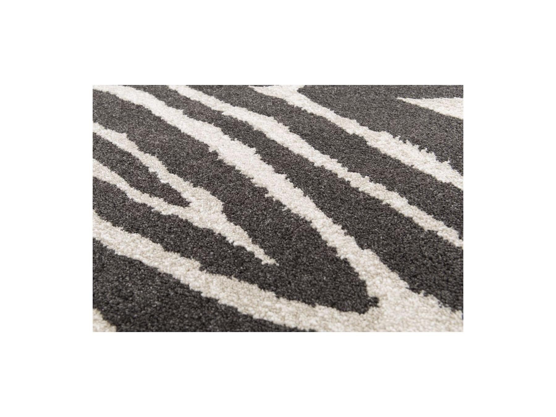 Zayn - Alfombra de pelo corto - Estampado abstracto - Gris