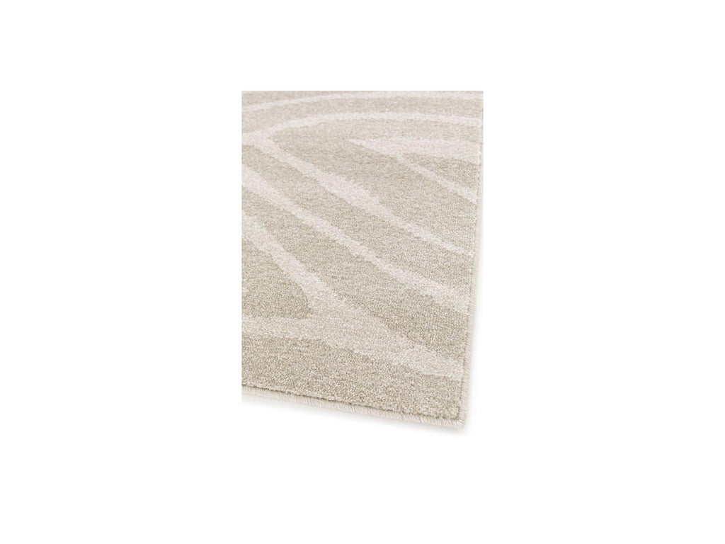 Zayn - Tapis Poils Ras - Motif Abstrait - Beige