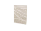 Zayn - Tapis Poils Ras - Motif Abstrait - Beige