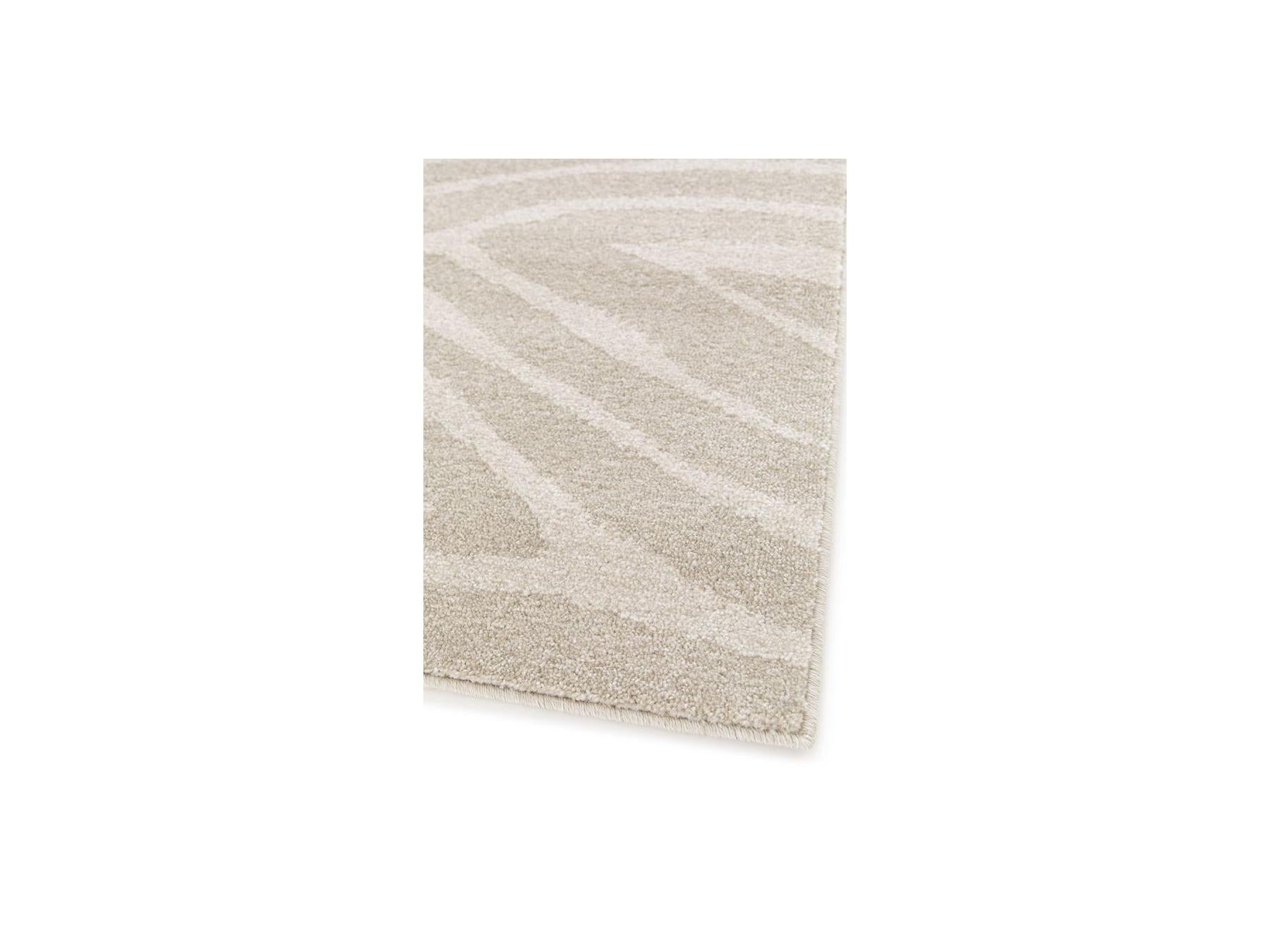 Zayn - Tapis Poils Ras - Motif Abstrait - Beige