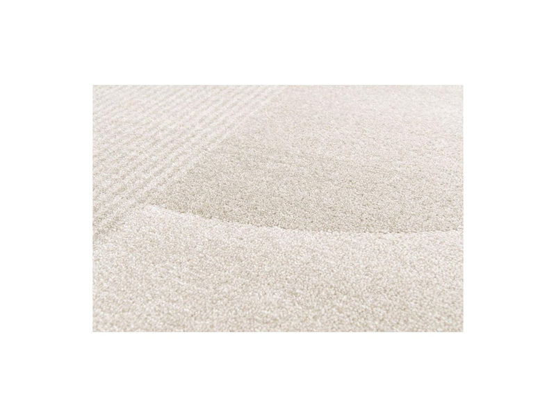 Irena - Tapis Poils Ras - Motif Abstrait - Beige
