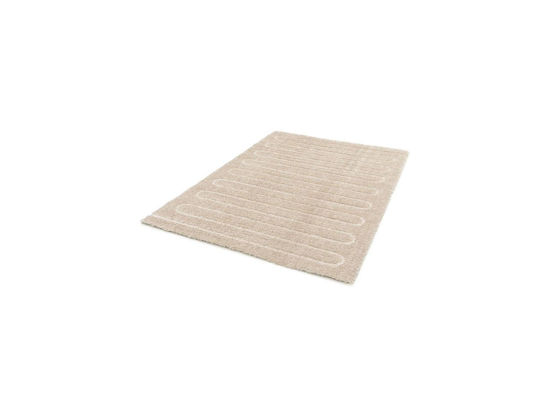 Cyrello - Long Pile Rug - Graphic Pattern - Beige