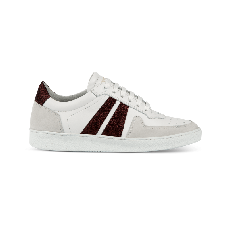 Sneakers Femme EDITION 6 Wine Glitter.