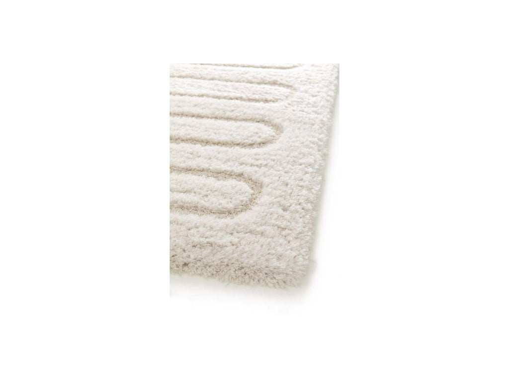 Cyrello - Long Pile Rug - Graphic Pattern - Ecru