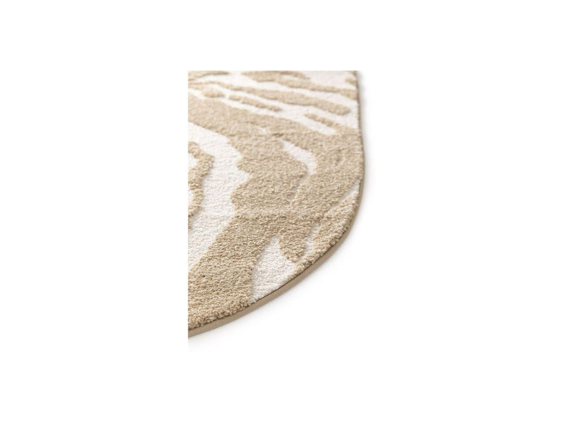 Tapis Poils Courts - Orian - Motif Abstrait - Marron