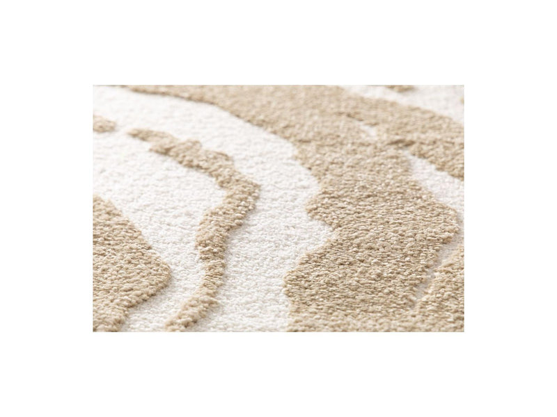 Tapis Poils Courts - Orian - Motif Abstrait - Marron