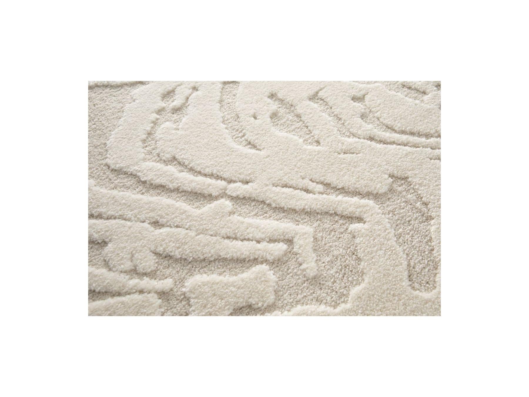 Orian - Alfombra Pelo Corto - Estampado Abstracto - Beige