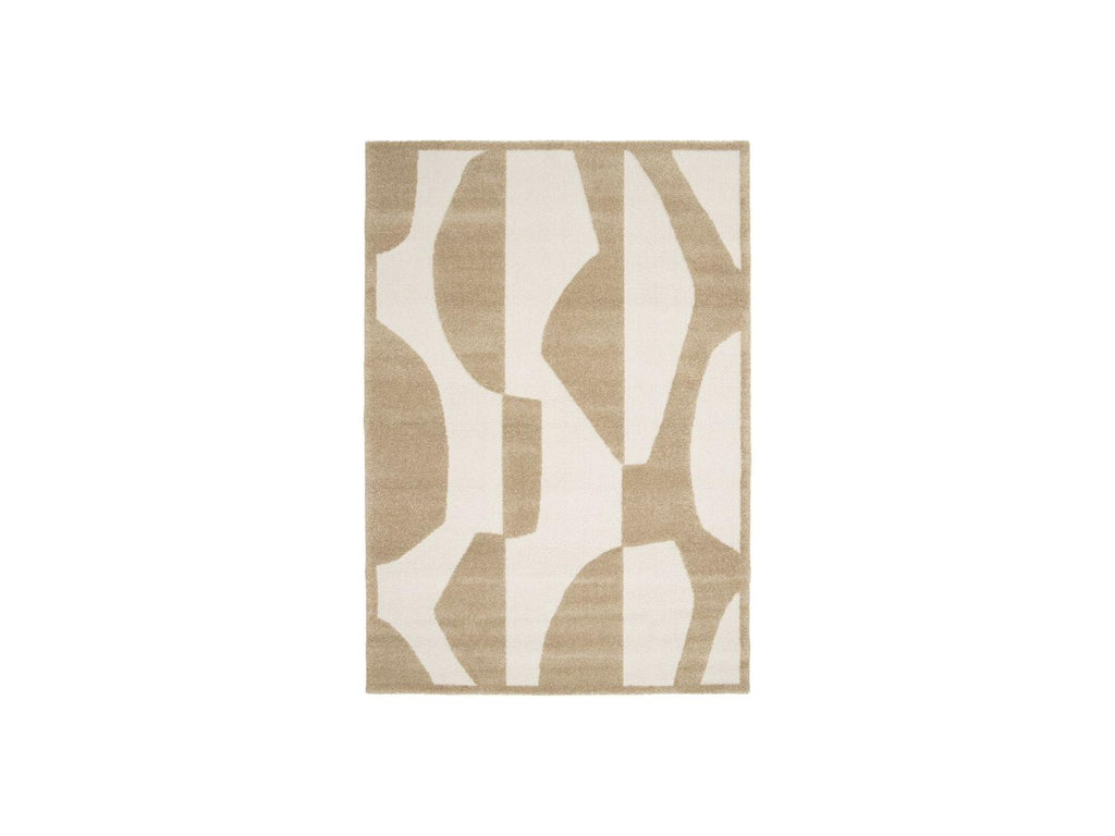 Elior - Alfombra De Pelo Corto - Estampado Abstracto - Marrón