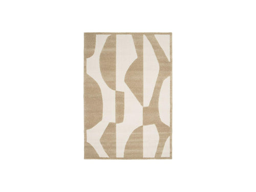 Tapis Poils Courts - Elior - Motif Abstrait - Marron