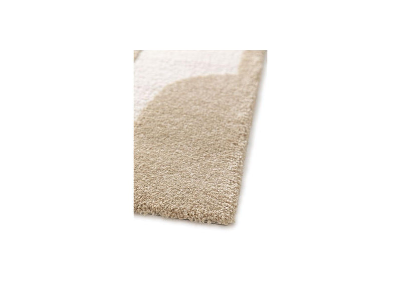 Tapis Poils Courts - Elior - Motif Abstrait - Marron