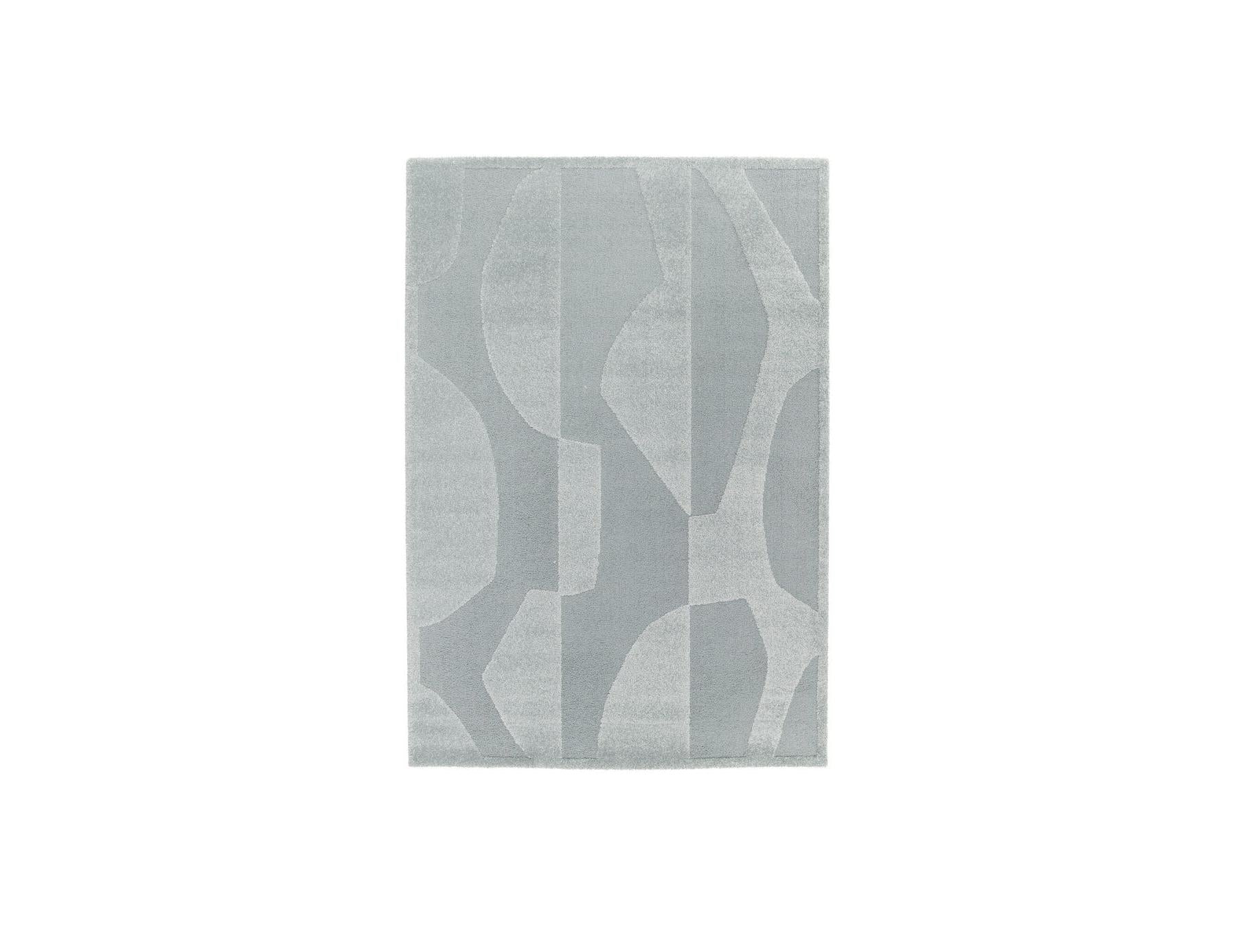 Elior - Alfombra De Pelo Corto - Estampado abstracto - Azul