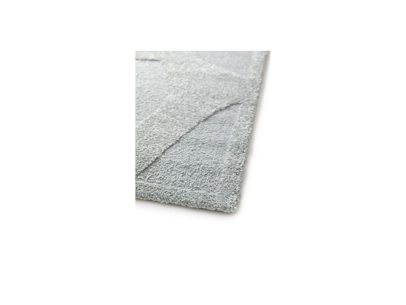 Elior - Tapis Poils Courts - Motif Abstrait - Bleu