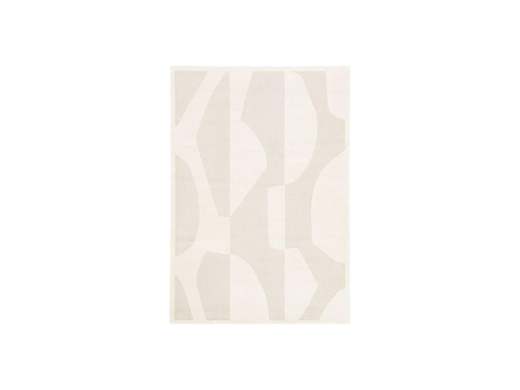 Elior - Alfombra De Pelo Corto - Estampado Abstracto - Beige