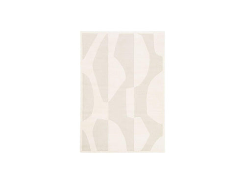 Tapis Poils Courts - Elior - Motif Abstrait - Beige