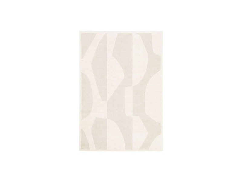 Tapis Poils Courts - Elior - Motif Abstrait - Beige