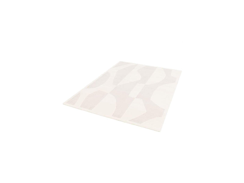 Tapis Poils Courts - Elior - Motif Abstrait - Beige