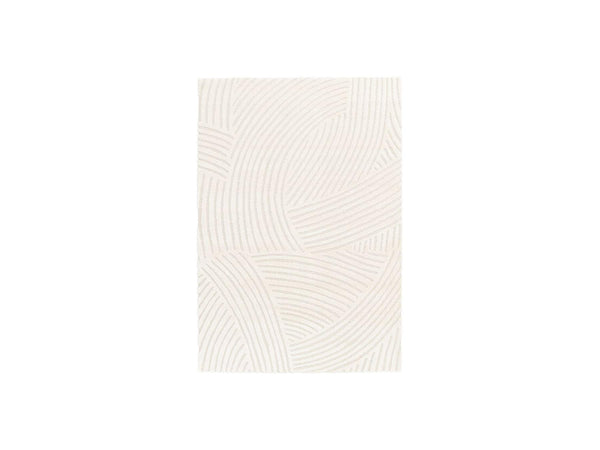 Stan - Short-Pile Rug - Abstract Pattern - Beige